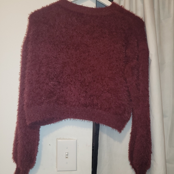 Shein Fuzzy button up sweater Size L - Picture 2 of 3